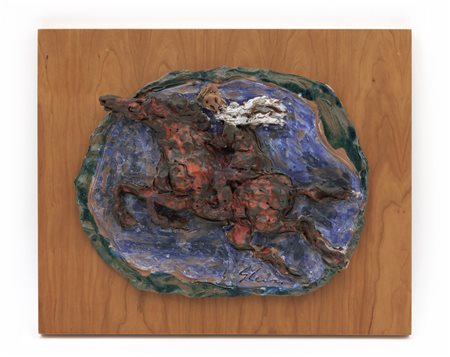 UMBERTO GHERSI <br>Una placca da muro montata su 