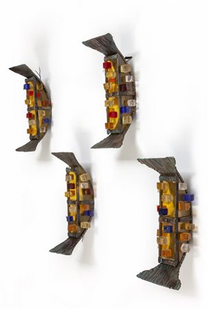  ALBANO POLI, POLIARTE<br>Quattro lampade da 