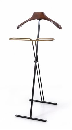 UN SERVOMUTO PIEGHEVOLE, anni "60. <br>Acciaio 