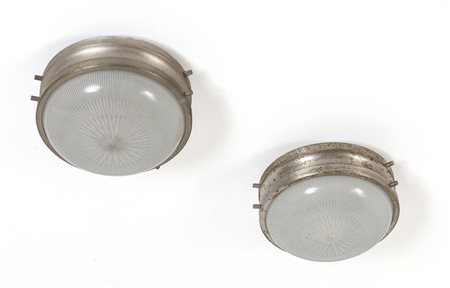 SERGIO MAZZA <br>Due plafoniere "Sigma" per 