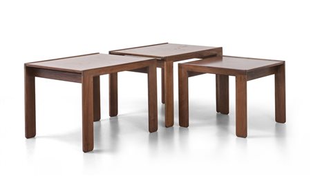 AFRA E TOBIA SCARPA <br>Tre tavolini estraibili 