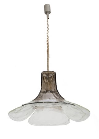  MAZZEGA <br>Una lampada a sospensione, anni "60. 