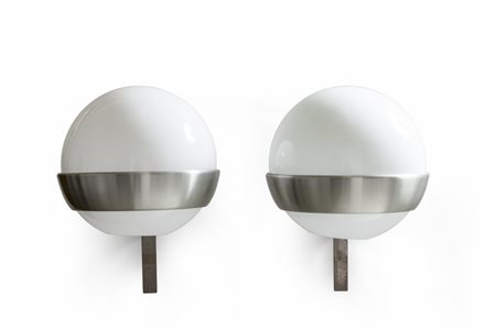  LUMI (Editore)<br>Due lampade da parete, circa 