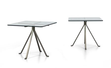  ENZO MARI<br>Due tavolini "Cuginetto" per 