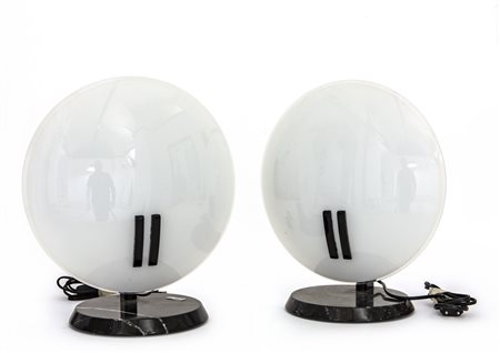 BRUNO GECCHELIN <br>Due lampade da tavolo della 