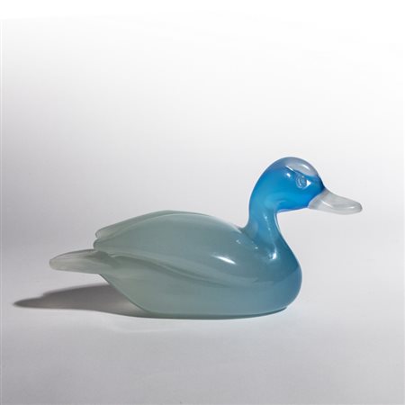 ARCHIMEDE SEGUSO<br>Una figura di anatra in vetro 
