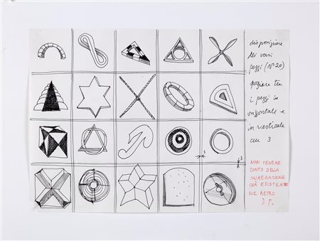 Lucio Del Pezzo, Progetto per manifesto e copertina, 1992