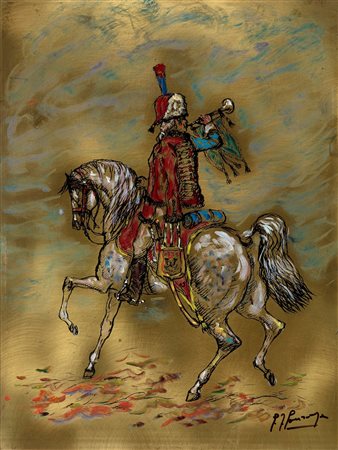Giovan Francesco Gonzaga, Ussaro a cavallo