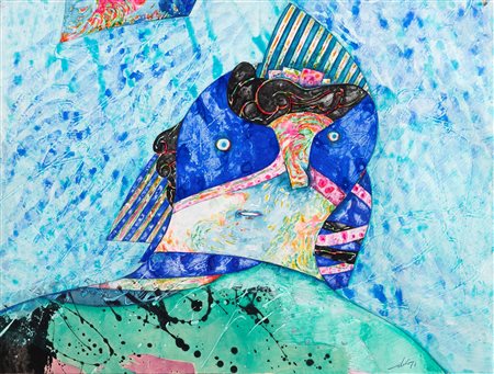 Coppia di opere di Gianni Dova