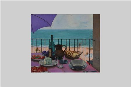 Sergio Ceccotti, Colazione sul mare, 1988