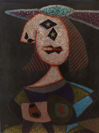 Enrico Baj, Femme, 1972