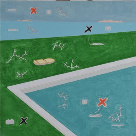 Gianfranco Baruchello, Spiaggia Verde, 1988