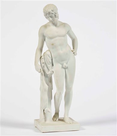 Scultura di Adone da Berthel Thorvaldsen Danimarca, Manifattura Royal...