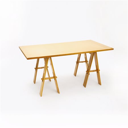 De Pas, D'Urbino, Lomazzi, tavolo "Cavalletto" per Acerbis