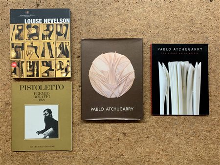 ARTE DEL DOPOGUERRA (ATCHUGARRY, PISTOLETTO E NEVELSON) - Lotto unico di 4 cataloghi