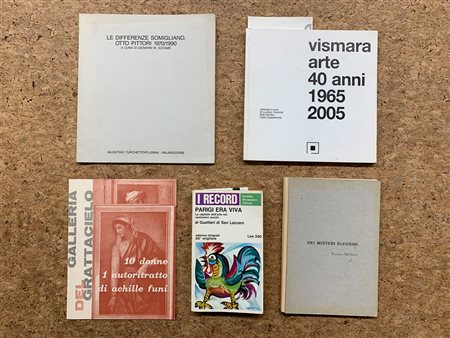 ARTEE DEL DOPOGUERRA - Lotto unico di 5 cataloghi