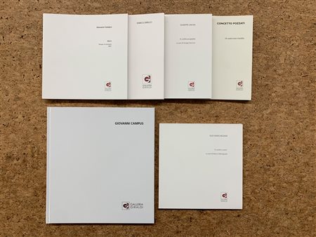 EDIZIONI GALLERIA GIRALDI, LIVORNO - Lotto unico di 6 cataloghi