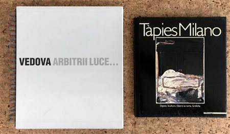 EMILIO VEDOVA E ANTONI TÀPIES  - Lotto unico di 2 cataloghi