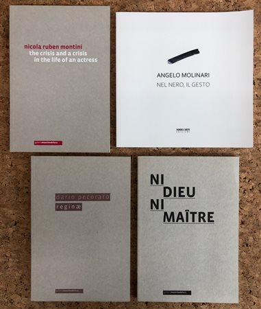 ARTE CONTEMPORANEA - Lotto unico di 4 cataloghi