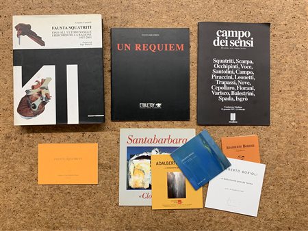 FAUSTA SQUATRITI  - Lotto unico di 4 cataloghi