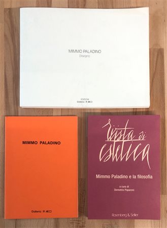 MIMMO PALADINO - Lotto unico di 3 cataloghi