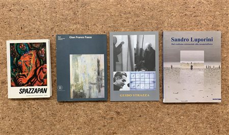 ARTISTI INFORMALI ITALIANI (SPAZZAPAN, FASCE, STRAZZA E LUPORINI) - Lotto unico di 4 cataloghi