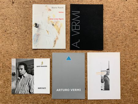 ARTURO VERMI E MARIO RACITI - Lotto unico di 5 cataloghi