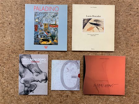 ARTE ITALIANA DEL DOPOGUERRA - Lotto unico di 5 cataloghi