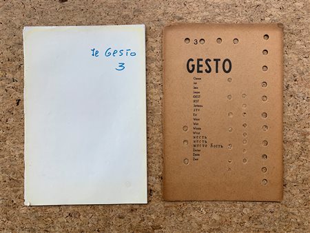 IL GESTO - Il gesto 3. Rassegna internazionale delle forme libere, 1958