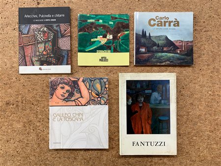 ARTE FIGURATIVA ITALIANA - Lotto unico di 5 cataloghi