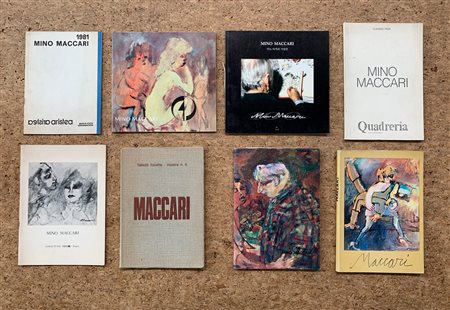 MINO MACCARI - Interessante lotto di 8 cataloghi monografici