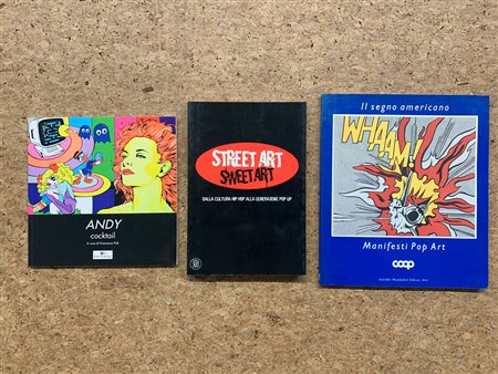 STREET ART E POP ART - Lotto unico di 3 cataloghi