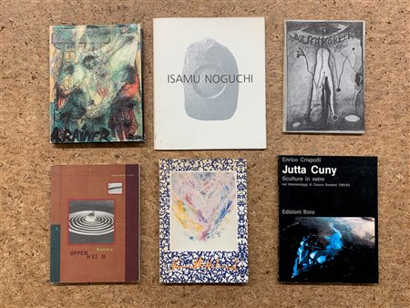 ARTISTI INTERNAZIONALI DEL DOPOGUERRA - Lotto unico di 6 cataloghi