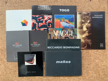 ARTE MODERNA E CONTEMPORANEA ITALIANA - Lotto unico di numerosi cataloghi