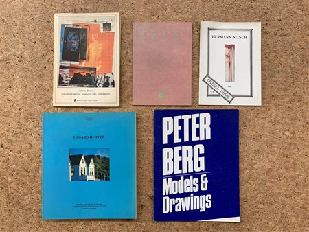 ARTISTI INTERNAZIONALI DEL XX SECOLO - Lotto unico di 5 cataloghi