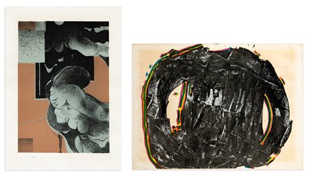 AUTORI VARI (BIONDA E ANONIMO) - Lotto unico di 2 opere