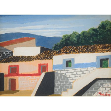 RENZO MESCHIS, Due oli su tela