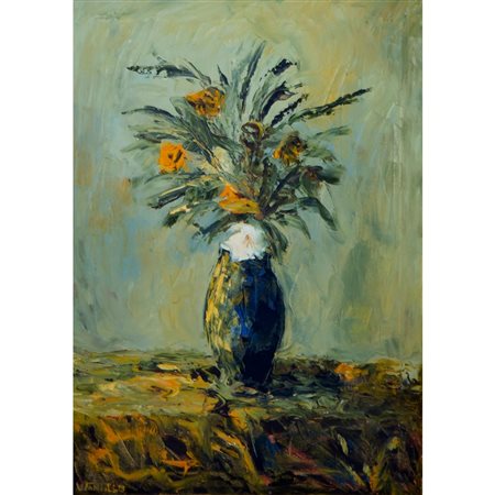 VINCENZO TANTILLO, Natura morta, Olio su tela