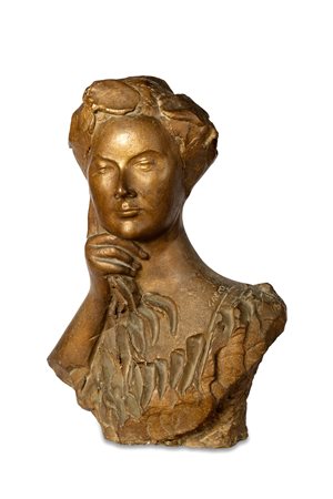 Emilio Greco (Catania 1913-Roma 1995)  - Busto femminile