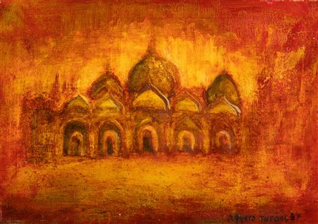 Joaquín Vaquero Turcios (Madrid 1933-Santander 2010)  - Cattedrale, 1947