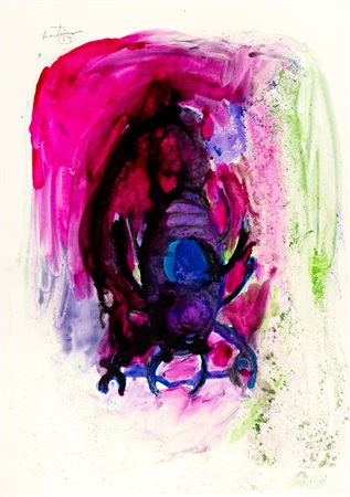 Bertina Lopes (Maputo 1924-Roma 2012)  - Composizione astratta, 1969