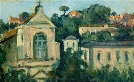 Luigi Surdi (Napoli 1897-Roma 1959)  - Paesaggio romano