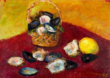 Pasquarosa (Anticoli Corrado 1896-Camaiore 1973)  - Natura morta