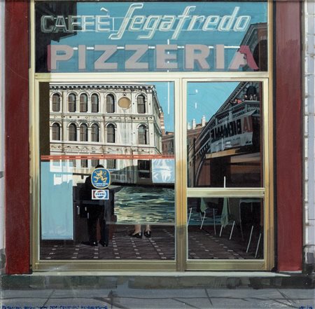 Richard Estes (Illinois 1932)  - Caffè Segafredo, 1976