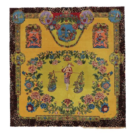 Gianni Versace Home Signature tappeto in lana policroma decorato a...