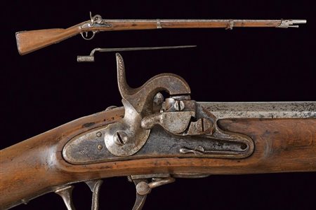 Fucile Augustin Mod. 1842 da fanteria con baionetta