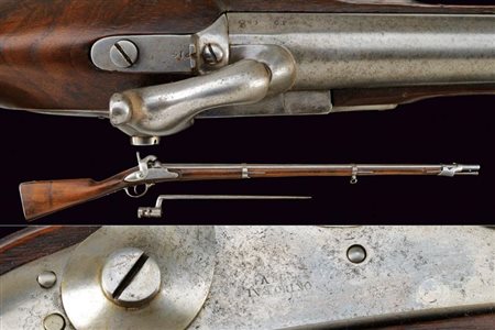 Fucile a luminello Mod. 1844 con baionetta