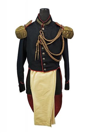 Uniforme da ufficiale della Gendarmeria Borbonica