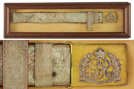 Cinturone con fibbia, epoca Giorgio V (1910-1936)