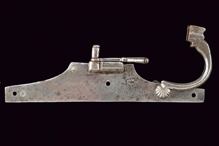 Batteria a miccia per moschetto